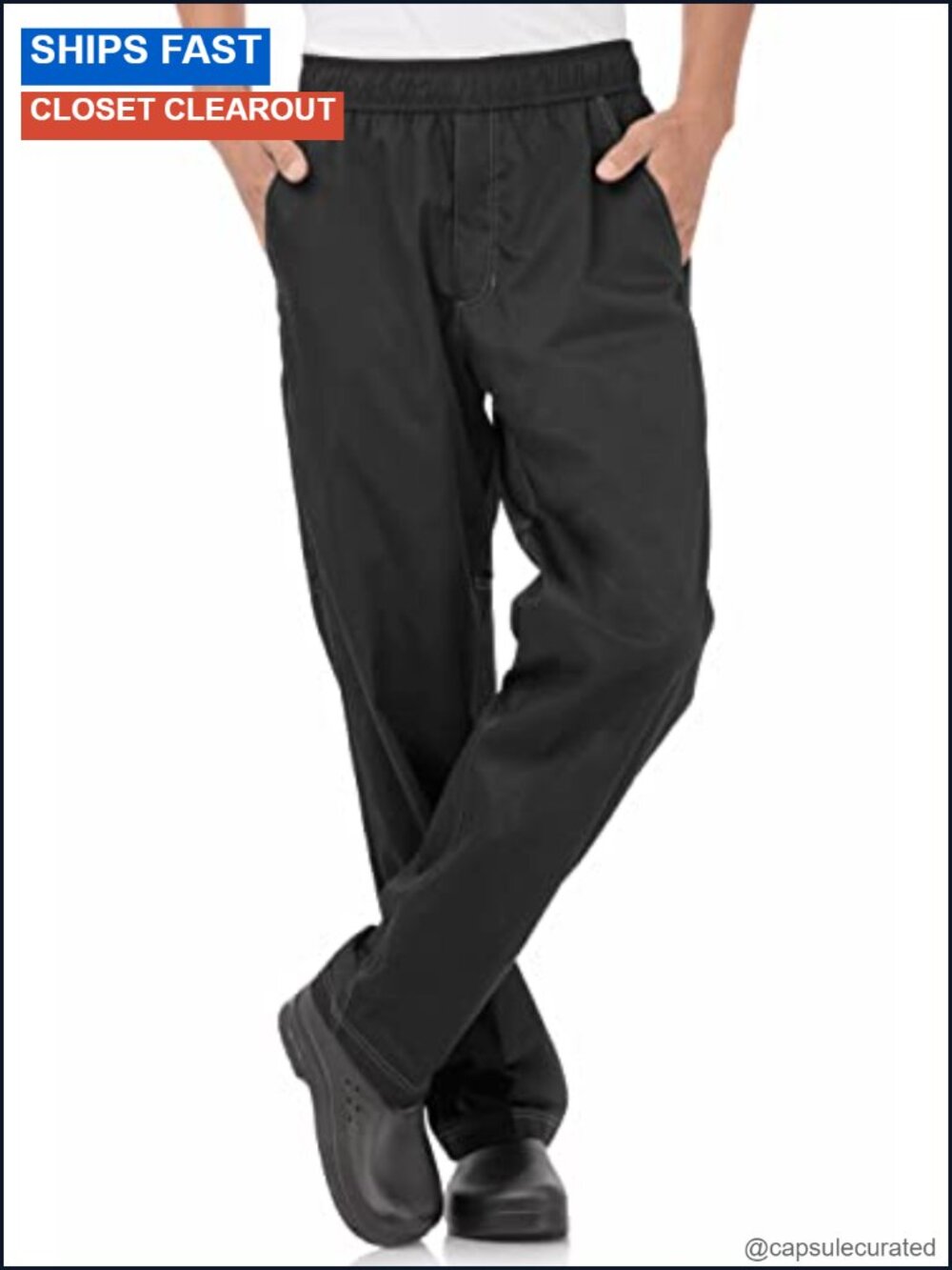 Men's Cool Vent Baggy Chef Pants Polycotton Professional Work